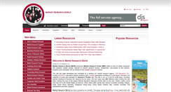 Desktop Screenshot of marketresearchworld.net